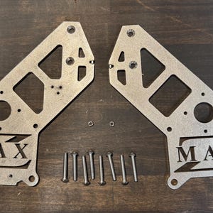 Juego de placas de pórtico con desplazamiento de husillo FoxAlien Masuter Pro MaxZ de 65 mm, soporte de actualización para enrutador CNC, soporte de extensión para zapata antipolvo de acero inoxidable 316L