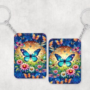 Butterfly Keychain Sublimation Handmade