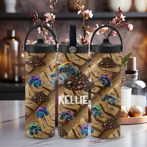 LKW-Wasserflasche, Wasserflasche, Wasserflaschen, 20 Unze, kundenspezifische Wasserflasche, kundenspezifische Wasserflaschen, Geburtstagsgeschenk, personalisierte Geschenke