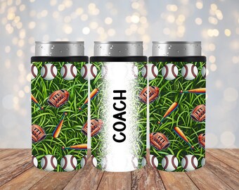 Can Cooler, Baseball, Baseball Can Cooler, Can Cozies, Custom, Personalized, Custom Can Cooler, Personalized Can Cooler, Gift ideas
