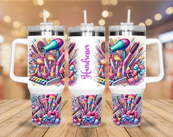 40oz Tumbler, Quencher, Quencher Tumbler, Mother's Day Gift, Hairdresser Tumbler, Hairdresser Gift, Hairstylist Gifts, Travel Mugs