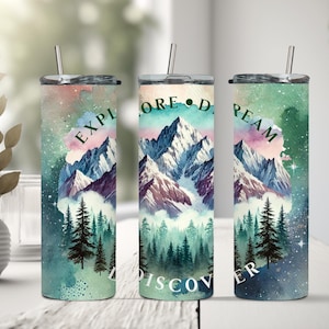 Hiking, Tumbler, 20 oz Tumbler, Handmade, Tumblers, Hiking Tumbler, Sublimation, Nature, Nature Tumbler, Gift ideas, Birthday Gift, Gift
