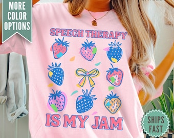 Logopädie ist mein Jam-Shirt, Comfort Colors® Logopäden-Pathologen-Shirt, Logopäden-Geschenk, SLP-Shirt, Sprachpathologie-T-Shirt