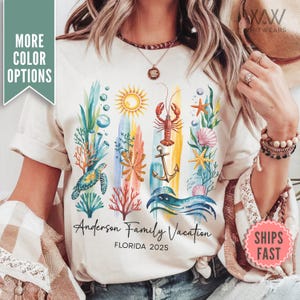Family Vacation Shirts, Custom Family Vacation Comfort Colors® T-shirt, Summer Shirts for women, Custom Vacation Shirt, Family Beach Shirts