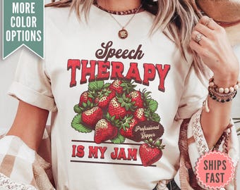 Logopädie ist mein Jam-Shirt, Comfort Colors® Logopäden-Pathologen-Shirt, Logopäden-Geschenk, SLP-Shirt, Sprachpathologie-T-Shirt