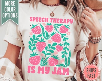Logopädie ist mein Jam-Shirt, Comfort Colors® Logopäden-Pathologen-Shirt, Logopäden-Geschenk, SLP-Shirt, Sprachpathologie-T-Shirt