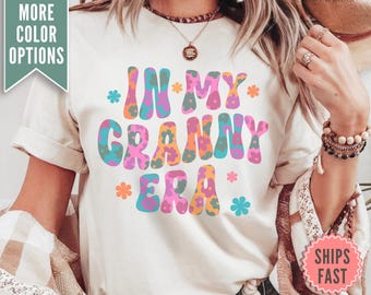 In meiner Oma Ära Shirt, Oma Comfort Colors® TShirt, Retro Oma Shirt, Muttertagsgeschenk von Tochter, neue Oma Geschenk, Oma T-Shirt