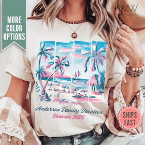 Family Vacation Shirts, Custom Family Vacation Comfort Colors® T-shirt, Summer Shirts for women, Custom Vacation Shirt, Family Beach Shirts