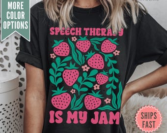 Logopädie ist mein Jam-Shirt, Comfort Colors® Logopäden-Pathologen-Shirt, Logopäden-Geschenk, SLP-Shirt, Sprachpathologie-T-Shirt
