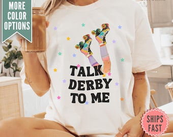 Roller Derby Shirt, Roller Derby Comfort Colors® T-Shirt, Roller Derby Team Geschenk, Lustiges Roller Derby Geschenk, Roller Derby Liebhaber TShirt, lustiges T-Shirt