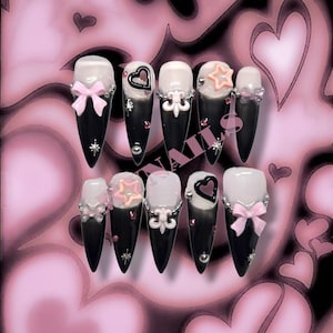 Simple Cute press on nails
