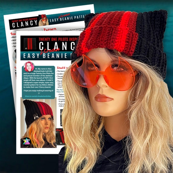 Clancy BEANIE PATTERN Easy Beginner-friendly Crochet Pattern to
