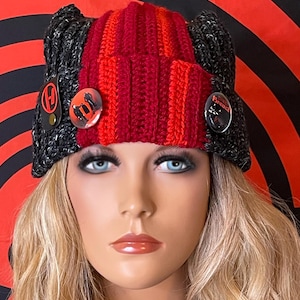Clancy Beanie SMALL/MED teen/adult - Twenty One Pilots themed shaped beanie ~ TOP Breach Hat #5