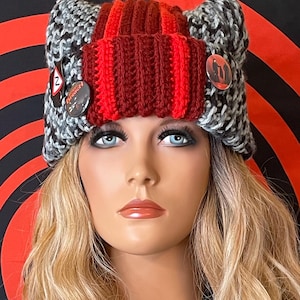 Clancy Beanie MEDIUM adult - Twenty One Pilots themed shaped beanie ~ TOP Breach Hat #7