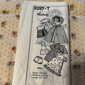 Mail Order Doll Clothes Pattern, 17”-20” Dolls