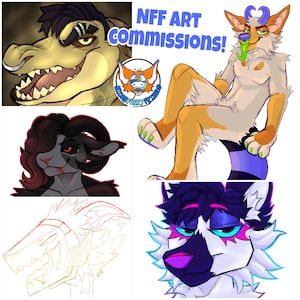 Furry art commission! (please read disc before purchasing)