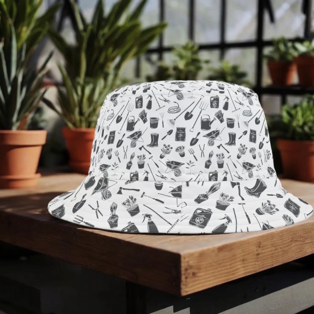 Bucket Hat for Garden Party, Sun Hat, Summer Gardening Hat for Women ...