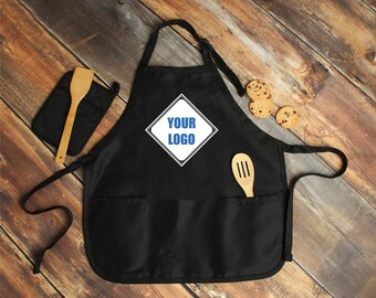 Personalized Apron- Custom Apron with Pockets for Mom - Mothers Day Gift- Mens Apron - Women Apron - Custom Logo Apron for Mom - Mom Gift