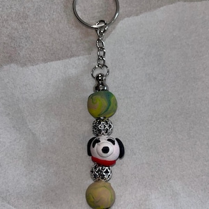 Snoopy Clay Keychain