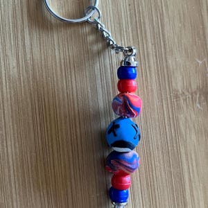 Blue Baby Clay Keychain #1