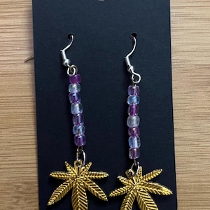 Pink Mary Jane Earrings