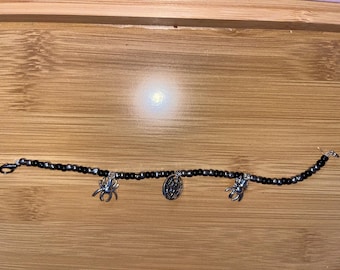 Pulsera de araña y telaraña