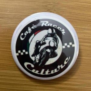Cafe Racer Culture Button