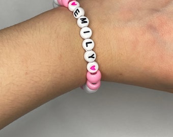 CUSTOM name braclet with custom colors