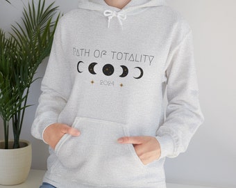 Total Solar Eclipse Hoodie | Path of Totality Hoodie | Moon Phases Hoodie | Eclipse T-Shirt | Celestial Hoodie |  Astronomy Hoodie