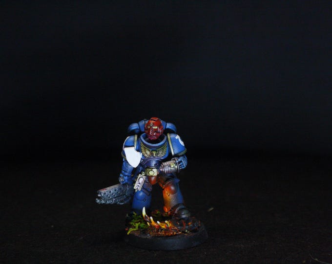 Featured listing image: warhammer 40k space marine infernus squad Sargent limited edition
