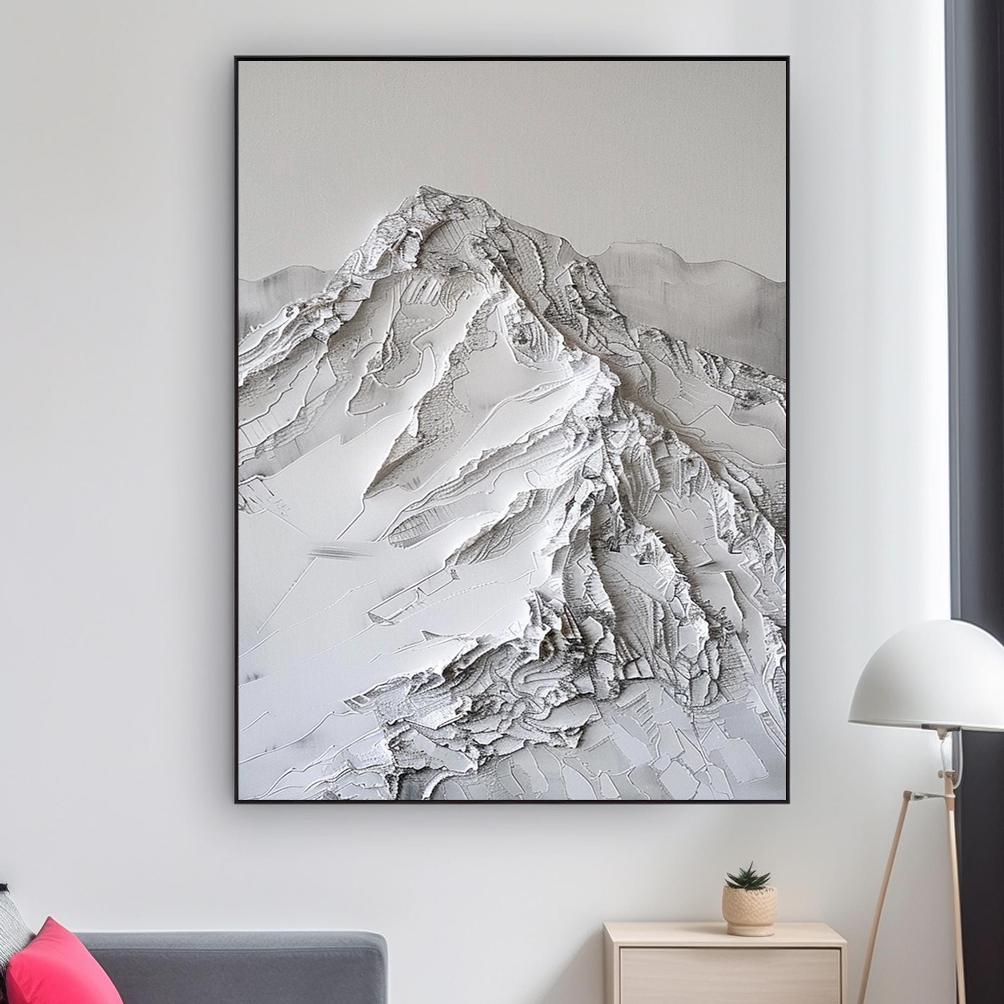 Tableau sur toile Montagnes Lac Paysage 100x70
