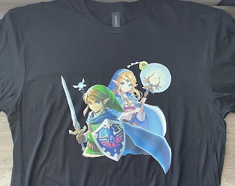 Legend Of Zelda Kids/Adult Unisex Shirt, Warrior Shirt, Gamer Gaming Shirt, Hyrule Zelda Link Shirt, Legends Of Echo