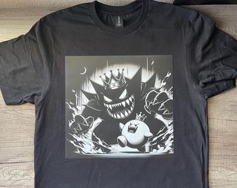 King Boo Anime Monster Gamer Shirt, Halloween Gamer Shirt, Anime Demon Shirt, Super Mario Boo Shirt