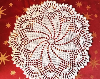 Crochet doily White Lace crochet doily Crochet coasters Crochet napkin table centerpiece small doily gift doilies by NataliaKuCrocher