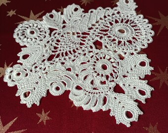 Crochet doily white Lace crochet doily Crochet coasters Crochet napkin table centerpiece small doily gift doilies by NataliaKuCrocher