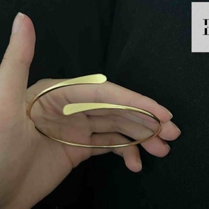 Minimalist Arm Cuff, Gold Arm Band, Gold Upper Arm Cuff Bracelet, Silver Arm Band, Arm Cuff Gold, Gift for Her, Unique Gift