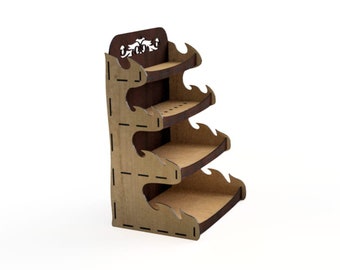 Wooden shelf for laser cutting - PDF File