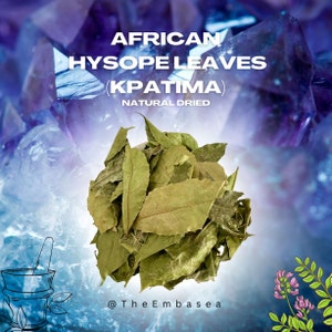 Hysope leaves from West Africa (Kpatima) Natural dried / Spiritual Cleansing