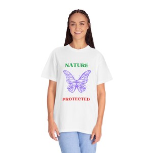 Jersey unisex naturaleza, camiseta mariposa. imagen 3