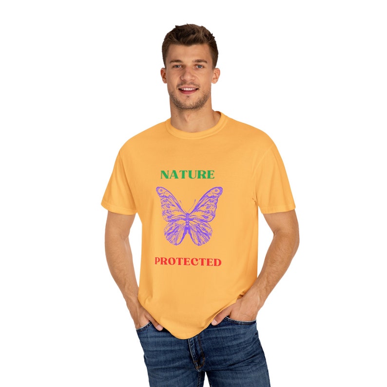 Jersey unisex naturaleza, camiseta mariposa. imagen 6