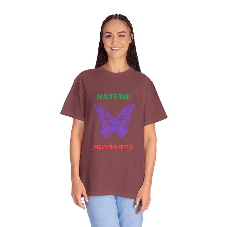 Jersey unisex naturaleza, camiseta mariposa. imagen 5