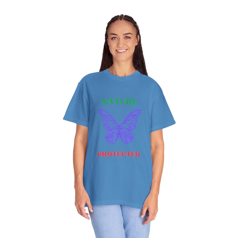 Jersey unisex naturaleza, camiseta mariposa. imagen 4