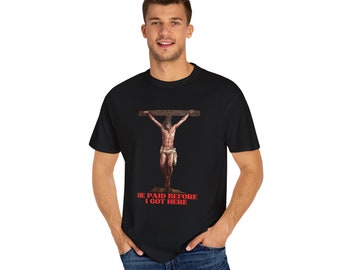 Jersey unisex religioso, camiseta crucifixión