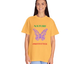 Jersey unisex naturaleza, camiseta mariposa.