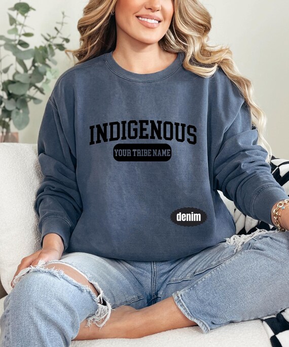 Sudadera indígena con nombre de tribu personalizado: regalo de