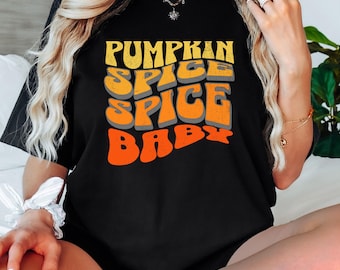 Koszulka dziecięca Retro Pumpkin Spice, komfortowa jesienna koszulka z grafiką