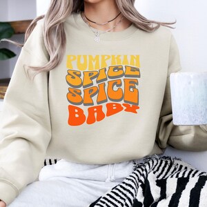 パンプキンスパイス スパイス ベビー スウェットシャツ - 心地よい秋冬長袖シャツ