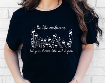 Vintage T-shirt Mushroom Dreams: cadeau natuurliefhebber