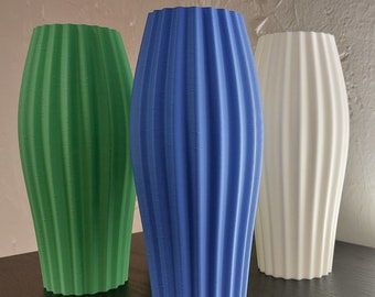 Design vase WATERPROOF inside, 3D printed - modern and lightweight