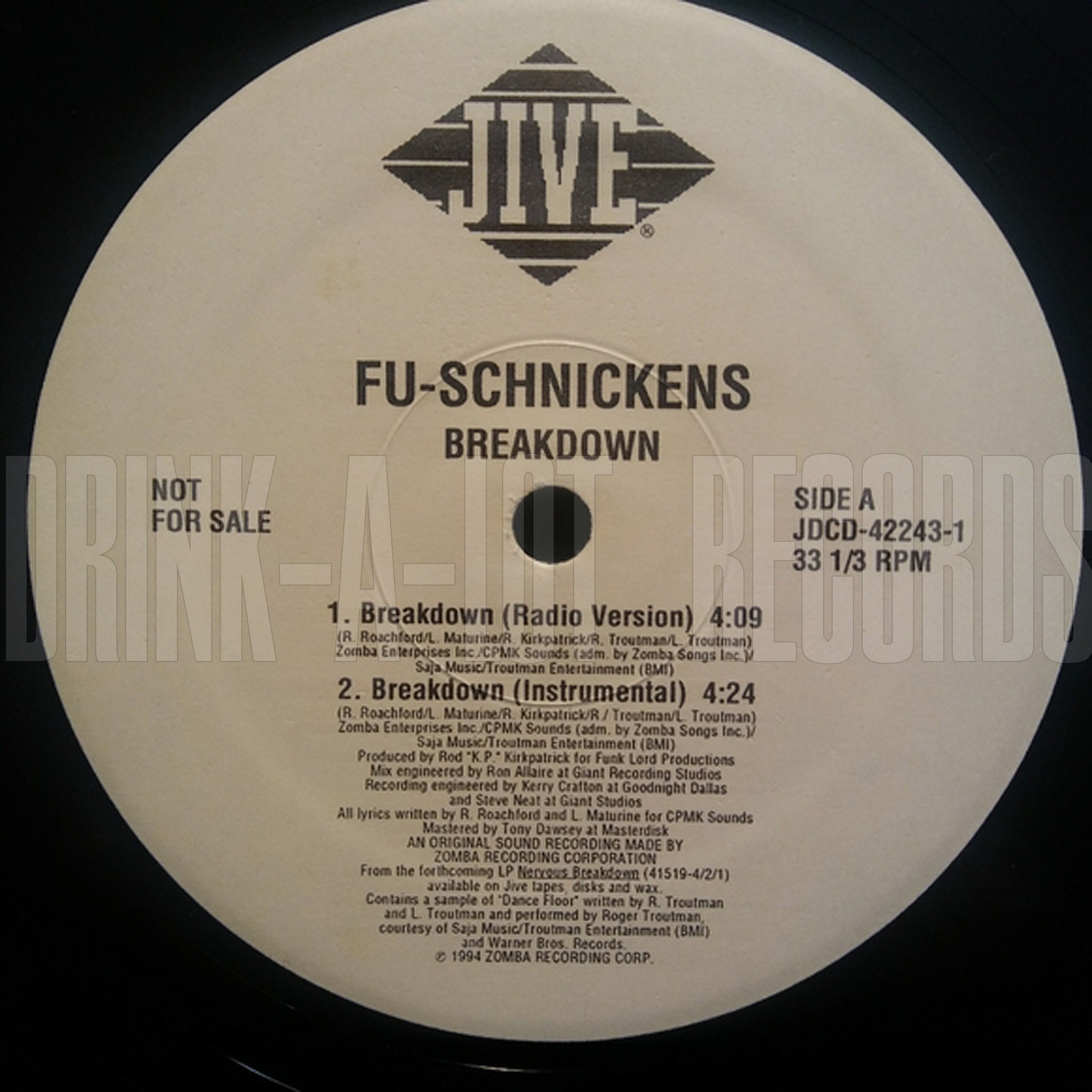 Fu-schnickens - Breakdown, 12